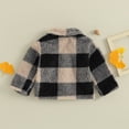 thumbnail image 4 of Okbabeha Toddler Baby Girl Boy Winter Outfit Clothes Fleece Coat Jacket Cardigan Fuzzy Thick Warm Sweater Top Shacket Outerwear, 4 of 7
