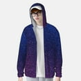 thumbnail image 3 of Fotbe Neon Glitter Men's Women's UPF 50+ Sun Protection Jacket Hooded Cooling Shirt with Pockets Hiking Outdoor Performance-Large, 3 of 8