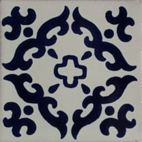 4.2x4.2 Barroco Talavera Mexican Tile, Set of 9 pcs