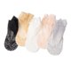 thumbnail image 1 of Dinheiro Calcetines tobilleros con cordones para mujer - Juego de 5 piezas de calcetines con volantes para mujer - Calcetines tobilleros de red de pesca para mujer, 1 of 7