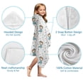 thumbnail image 7 of White Girl Dance Pattern Hooded Bath Towel，50"x30" for Ages 3 To 12 Kids, Quick Dry Lightweight Soft Microfiber Hood Beach Towel Cover Up for Kids, 7 of 7