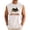 Creamy, variant on Mens Beach Tank Tops Cat Print Born To Purr Built To Destroy Summer Crew Neck Tank Top for Daily
