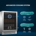 thumbnail image 5 of Equator 4.6cf Beverage cooler Refrigerator IPX4 Built in / FS Indoor / Outdoor 110 cans 6 Bottles, 5 of 17