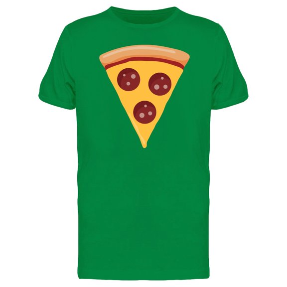 Cartoon Pepperoni Slice Tee Men's -Image by Shutterstock