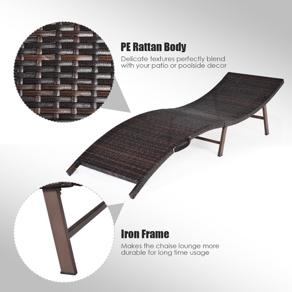 Aimee Lii 2Pcs Folding Patio Lounger Chair, Beach Lounge Chair for Outdoor, Patio Loungers Aimee Lii 2Pcs Folding Patio Lounger Chair, Beach Lounge Chair for Outdoor, Patio Loungers