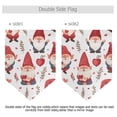 thumbnail image 2 of Leaves Hearts Gnomes Garden Flag 18" x 12.5" Double Sided Yard Lawn Outdoor Decor Small Yard Flags, 2 of 6