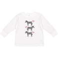 thumbnail image 3 of Inktastic Zebra Cute Safari Animal Girls Long Sleeve Toddler T-Shirt, 3 of 5