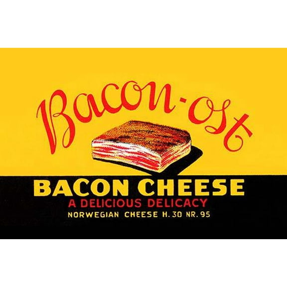 Bacon-Ost / Bacon Cheese-Fine Art Canvas Print (20" x 30")