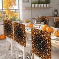 thumbnail image 2 of Maple Leaf Chair Covers Set of 4 Thanksgiving Fall Leaves Chair Back Covers Stretch Removable Washable Slipcovers Protector for Dining Room Kitchen Party Decor, 2 of 5
