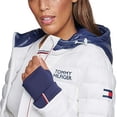 thumbnail image 5 of Tommy Hilfiger Womens Packable Hooded Puffer Jacket (Bright White/Navy, Small), 5 of 7