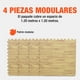 thumbnail image 3 of Piso Para Gimnasio Altera Tipo Madera Tatami 60x60 4pz Color Cafe Claro, 3 of 6