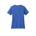thumbnail image 6 of Port & Company Ladies Core Blend Comfortable Short Sleeve T-Shirt Royal 2X-Large, 6 of 6