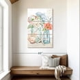 thumbnail image 2 of Elephant Stock Seaside Petals Ii Wall Art - Vertical Multi Panel Canvas - Living Room Wall Decor - Floral And Botanical Multi Panel - Beige And Gray Decor By Mary Urban - 28" x 45", 2 of 8