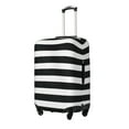 thumbnail image 2 of Bixox Washable Black And White Stripes Printed Luggage Cover, Fashion Suitcase Protector Fits for X-Large luggage, 2 of 8