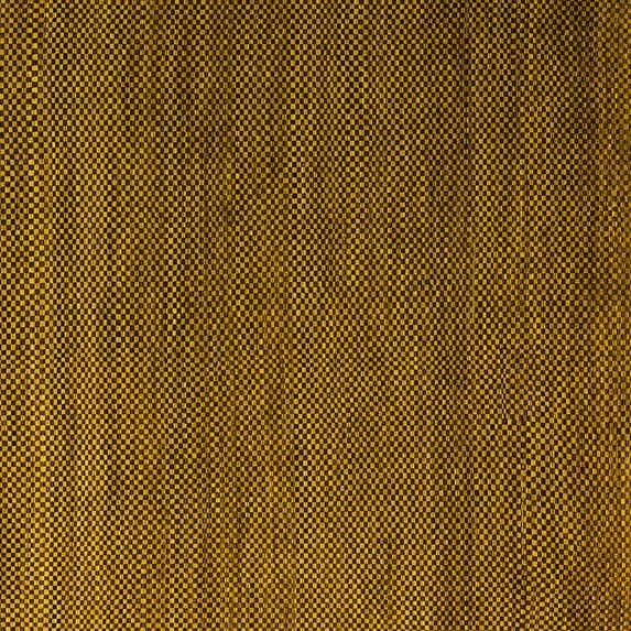 Ahgly Company Machine Washable Indoor Square Abstract Yellow Modern Area Rugs, 8' Square