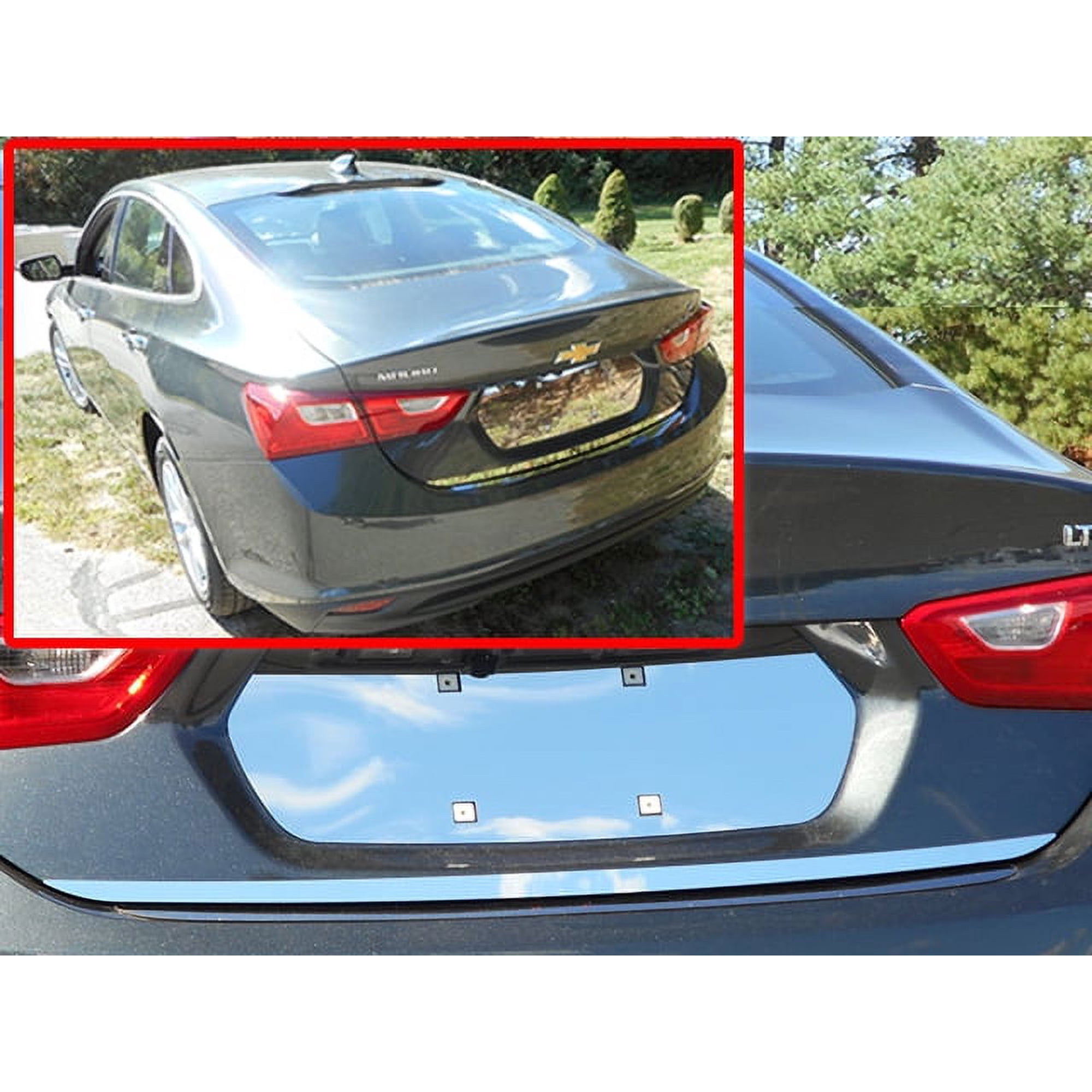 Stainless Steel Rear Deck Accent 1Pc Fits 2016-2020 Chevy Malibu RD56105 QAA