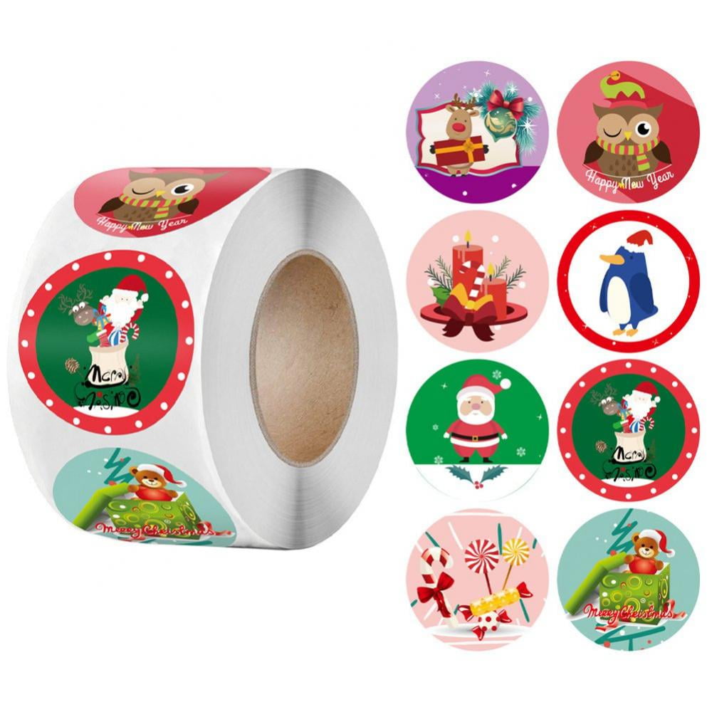 24 x Santa Seals Stickers Labels Christmas Gifts Presents Envelopes Letters