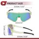 thumbnail image 4 of 1 juego de gafas de motocicleta PC Tri-Acetato de Celulosa UV400 gafas de sol para deportes al aire libre para motocross, bicicleta de tierra, ATV, lente verde, marco claro verde y negro, 4 of 6