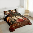 thumbnail image 3 of Feelyou Cat Kitten Animal Queen Comforter Set, Vintage Christmas Gifts Bedding Sets, Teen Kid Adult Reversible Bedding Comforter Set, Ultra Soft Home Decor, 3-Piece, 3 of 8