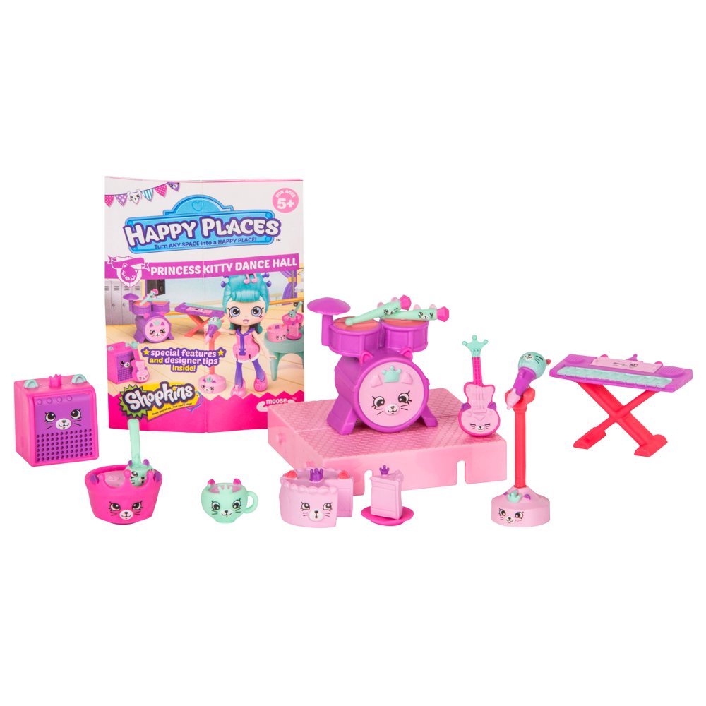Happy Places Shopkins Season 3 School Decorator Pack, Dance Hall