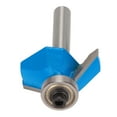 Router Bit 45 Degree 1/4in Round Shank Chamfer Tool with Top Bearing