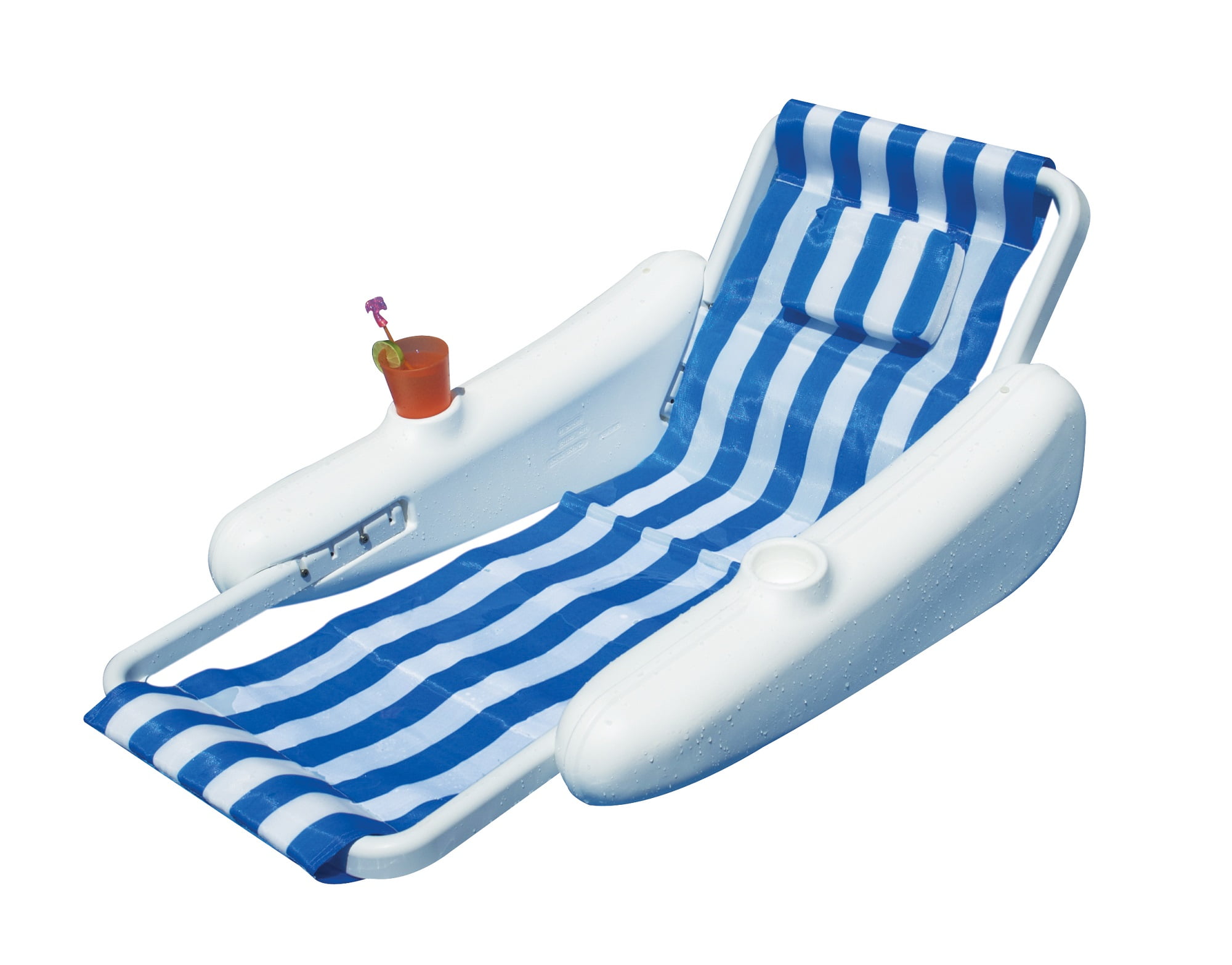 Swimline 68.5" Sunchaser 1-Person Swimming Pool Floating Lounge Chair