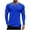 1 Blue, variant on Henley Shirts for Men Smart Casual Knit Tshirts Long Sleeve Muscle Fit Gym T-Shirt Solid Colour Button Activewear Moisture Wicking Jumper Mens Fashion Training Running Tops