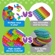 Games for 4 5 6 7 Year Olds Boys Girls, Toddlers Educational Toys for 3-4-5-6 Year Old Girl Boy Gifts-IQ Puzzle Travel Game for Kids Age 3-8 Year Old Birthday Presents Popit Fidget Toy for Kid Adults