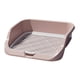 thumbnail image 5 of Inodoro con rejillas de malla, almohadillas para ir al baño para perros de interior, soporte para almohadillas de entrenamiento para mascotas, inodoro Rosa Yinane Bandeja de baño para gatos, 5 of 8