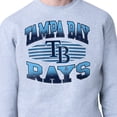 thumbnail image 3 of Men's Starter Heather Gray Tampa Bay Rays Team Grit Graphic Fleece Pullover Sweatshirt, 3 of 3
