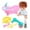 Blue, variant on Chmadoxn Baby Doll Bathtub Bath Toy Set Girls Toddlers Bath Tub Toys Pretend Play Games for Kids Bath Time Set with 8.6" Doll, Tub, Pretend Soap & More - 8pc Play Kit