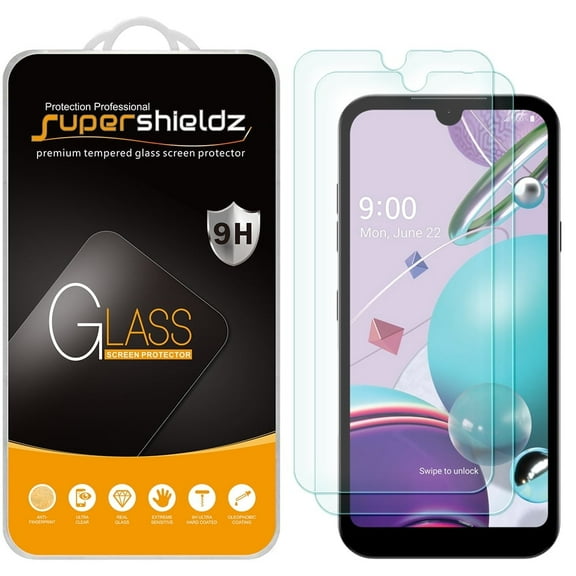 [2-Pack] Supershieldz for LG Tribute Monarch Tempered Glass Screen Protector, Anti-Scratch, Anti-Fingerprint, Bubble Free