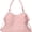 02-pink Stars, variant on Polka Dot Tote Bag Y2k Hobo Shoulder Bags for Women Drawstring Design Tote Handbag for Travel Work(Brown)