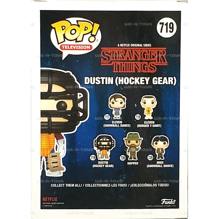 Stranger Things Funko POP! TV Dustin Vinyl Figure (Hockey Gear