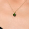 thumbnail image 3 of Gem Stone King 0.80 Ct Oval Green Mystic Topaz 14K Yellow Gold Pendant with Chain, 3 of 6