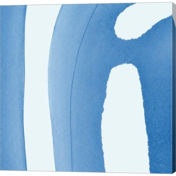 Great Art Now Batik Blue IV by Piper Rhue Canvas Wall Art