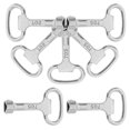 thumbnail image 3 of Triangle Trash Can Key 6pcs Metal Key For Community Rubbish Bin And Outdoor Peel Trash Can Accessories For Cabinet Water Meter Box Tool Box Electric B, 3 of 3