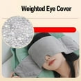 thumbnail image 3 of Weighted Eye Cover Soft Comfortable Elastic Band Fastening Eye Cover for Night Travel, 3 of 7