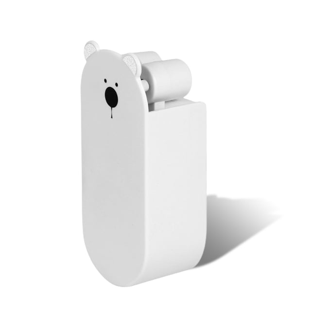 Ventilador Pequeño Escritorio Portátil Portátil USB Dual Cabeza Dual Power Power Fanders con batería de recarga para Aeroplano de Oficina Largo Viajes Blanco 3000 MA Methold HA012735-03B