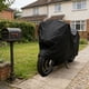 thumbnail image 4 of Funda para motocicleta Almacenamiento impermeable en interiores exteriores, poliéster resistente a prueba de viento y antiviento, bicicletas Universal Fit, 4 tallas 200-240cm, negra, 4 of 6