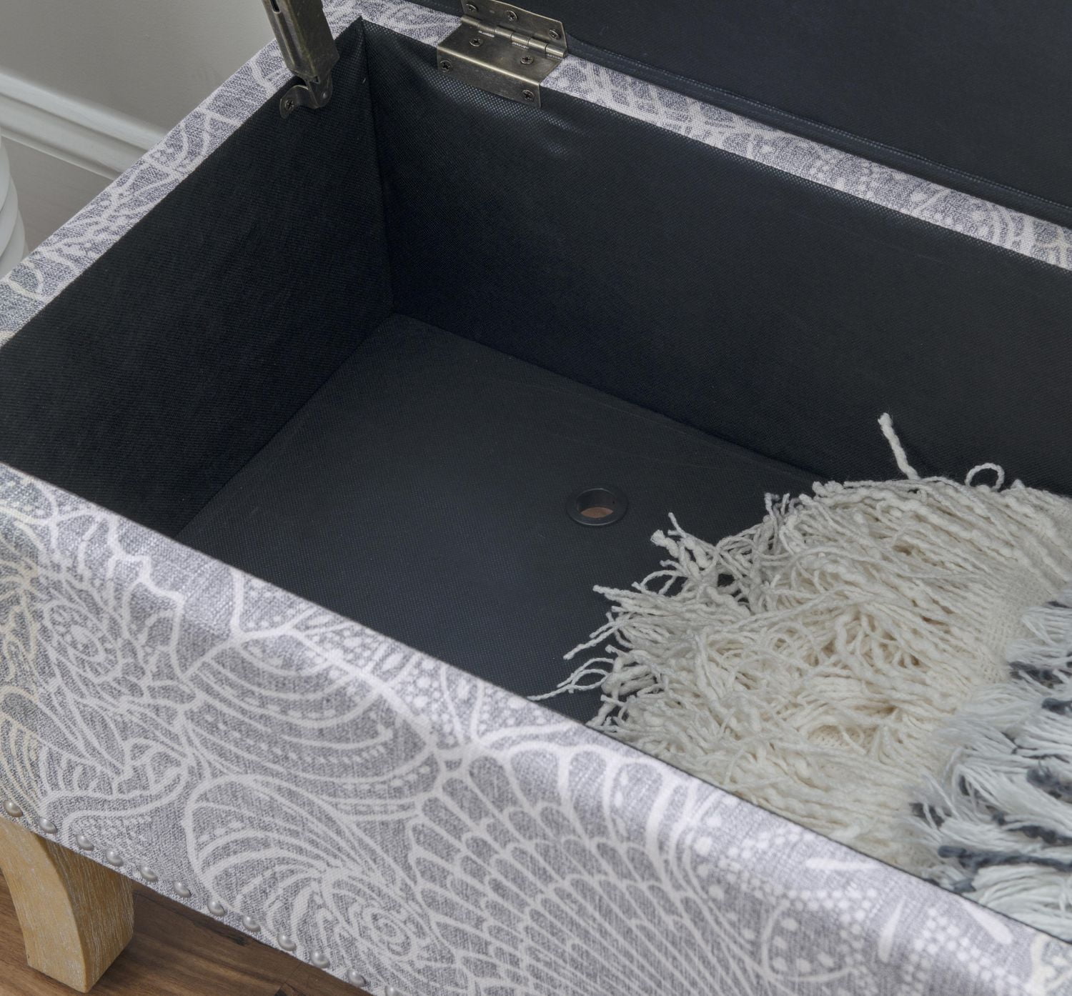 Sydney Stone Storage Ottoman