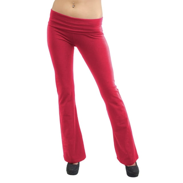 Vivian‘s Fashions Yoga Pants - Full Length (Junior and Junior Plus Sizes)