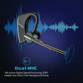 thumbnail image 5 of New bee Bluetooth Earpiece V5.2 Wireless Bluetoot,24H Talk/180Days Standby,ENC Dual Mic Noise Cancelling,270°Rotatable Mic,Left/Right Ear Compatible for iPhone Android Driver Business Office,Black, 5 of 6