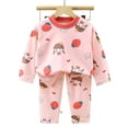 thumbnail image 5 of Ccpelsie Kids Toddler Girls and Boys Clothes Outfits Long Sleeve Cute Top Elastic Waist Pants Spring Summer Clothing Set(Pink,12-18 Months), 5 of 5