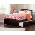 thumbnail image 2 of Richmond Full Platform Bed with Matching Foot Board with Twin Size Urban Trundle Bed in Espresso, 2 of 5