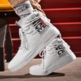 thumbnail image 4 of AHICO Mens Fashion Walking Lace Up High Top Shoes Stylish Running Athletic Casual Shoes, 4 of 4