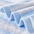 thumbnail image 5 of Oggfader Bath Towel Sets Sale Bath Towels Set For Bathroom Cotton Thick Soft Absorbent Towel Set Of 3 Household Wash Face Gift Towel Blue, 5 of 7