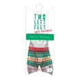 thumbnail image 3 of Two Left Feet 'Reindeer Xing' Christmas Trees Men's Trunk Boxer Brief Underwear., 3 of 3