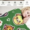 thumbnail image 3 of Qinduosi Animal Cute Crossing Throw Blanket, Fleece Blankets and Throws for Bed, Warm Air Conditioned Blanket, 3 of 6