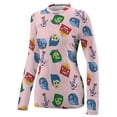 thumbnail image 4 of Inside Out Women's Sunscreen Shirt Long Sleeve Workout Tops Crewneck Soft Comfy Tees Casual T-Shirt XL, 4 of 7